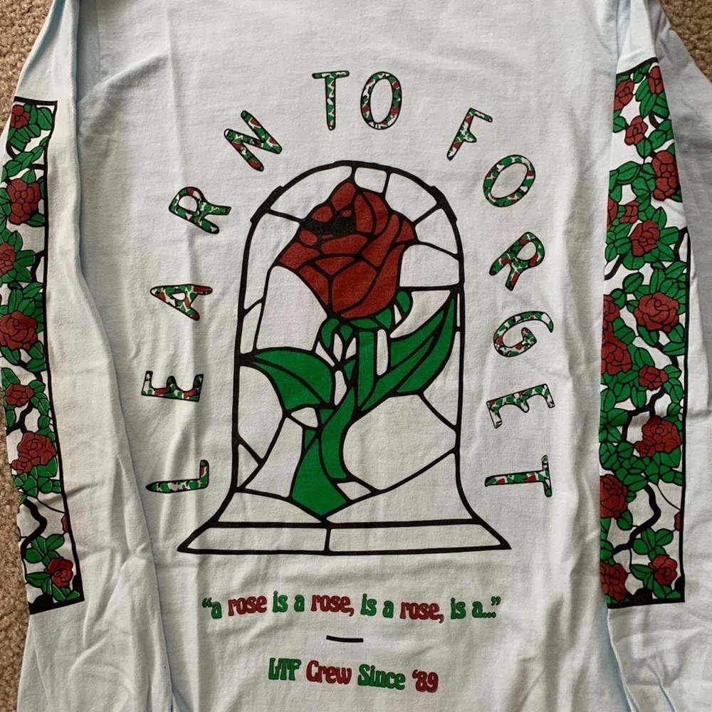 Learn To Forget “Stained Roses” Long Sleeve Tee - Picture 3 of 4